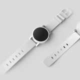 Sample: white smartwatch product photo